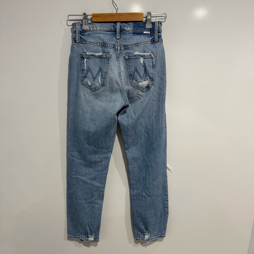 Mother Superior The Tomcat Distressed Straight Leg Jeans In The Confession - Picture 5 of 12
